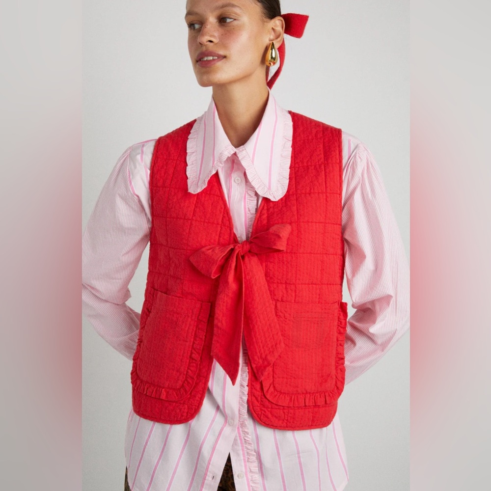 Damson Madder Red Vest